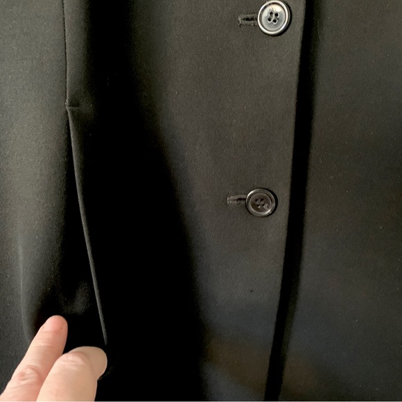 Anne Klein black lightweight tailored suiting US14W - Picture 2 of 4